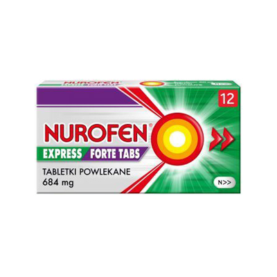 Nurofen Express Forte Tabs 400 mg 12 Film-Coated Tablets