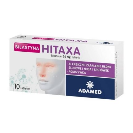 Bilastyna Hitaxa is used to relieve the symptoms of fall fever (sneezing, itching, runny nose, nasal congestion, red and watery eyes) and other forms of allergic rhinitis.
