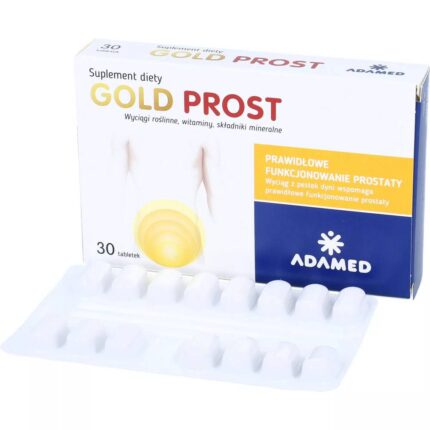 Gold Prost is a dietary supplement containing a specially selected set of ingredients that support the proper functioning of the prostate.