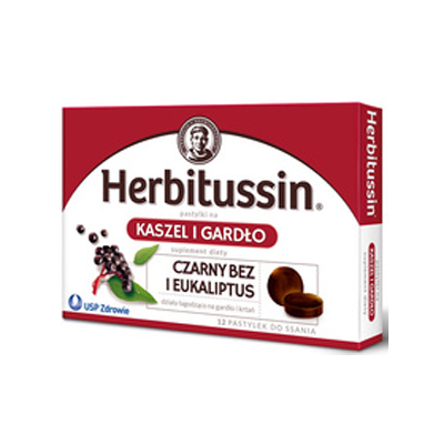 Herbitussin Cough and Throat 12 Lozenges