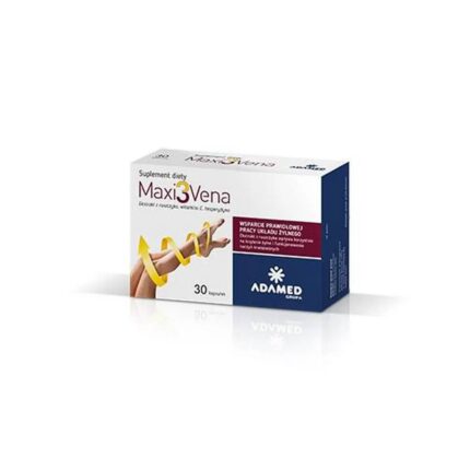 Maxi3Vena – это пищевая добавка, содержащая экстракт иглицы мясной, аскорбиновую кислоту и гесперидин, которые поддерживают правильное функционирование венозной системы и благотворно влияют на функционирование кровеносных сосудов.