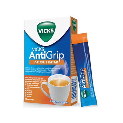 Vicks Antigrip Sinus and Runny Nose 10 Sachets